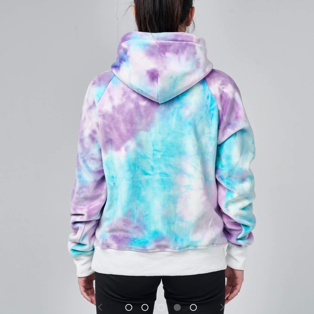 Spark Paws Velvet Tye-Dye Hoodie
